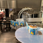 Círculo de etiquetado del equipo OPP de la botella de agua de la bebida máquina de etiquetado caliente del pegamento del derretimiento