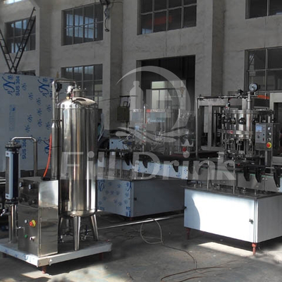 El tipo partido carbonató la máquina de rellenar de la máquina de rellenar SUS304 Monoblock de la bebida